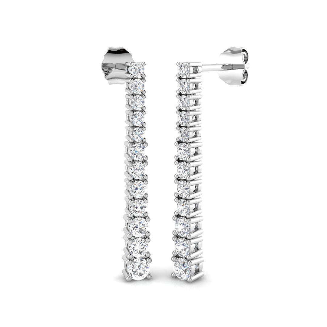 SE5275 — Earrings - 9k White Gold