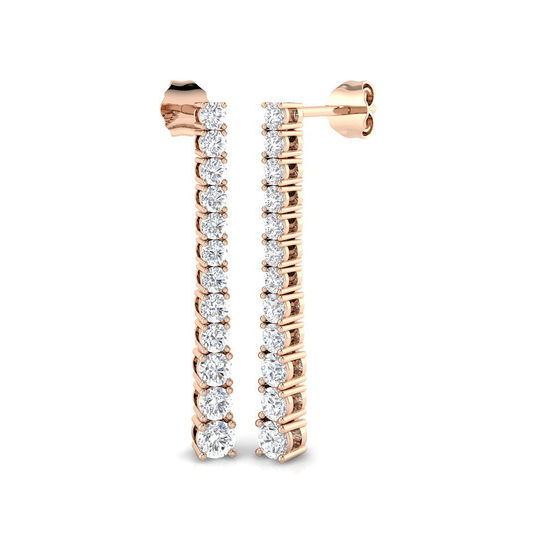 SE5276A — Earrings - 9k Rose Gold