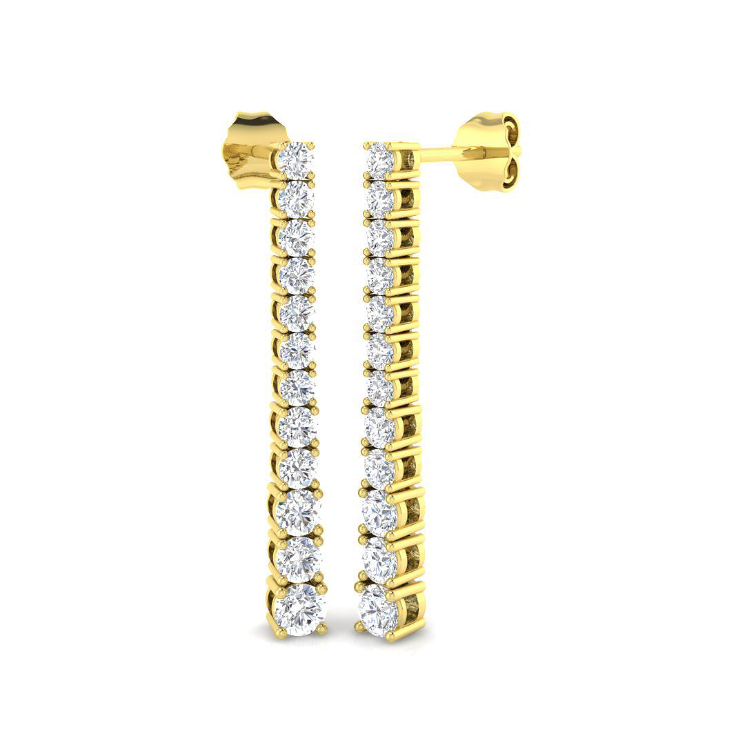 SE5276A — Earrings - 9k Yellow Gold
