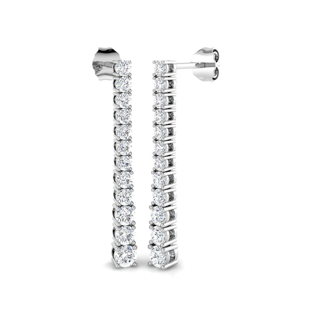 SE5276 — Earrings - 9k White Gold