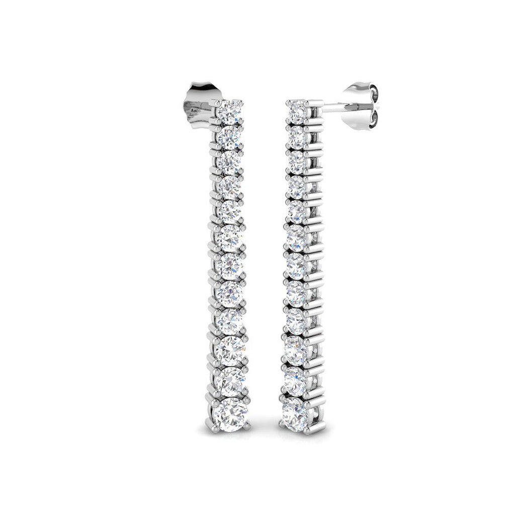 SE5279A — Earrings - 9k White Gold