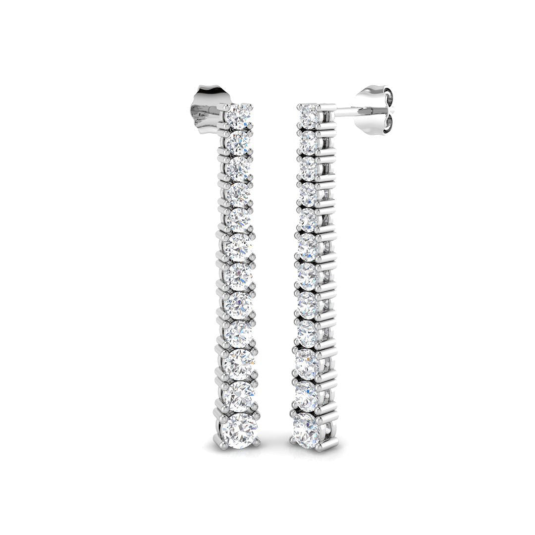 SE5279A — Earrings - 9k White Gold