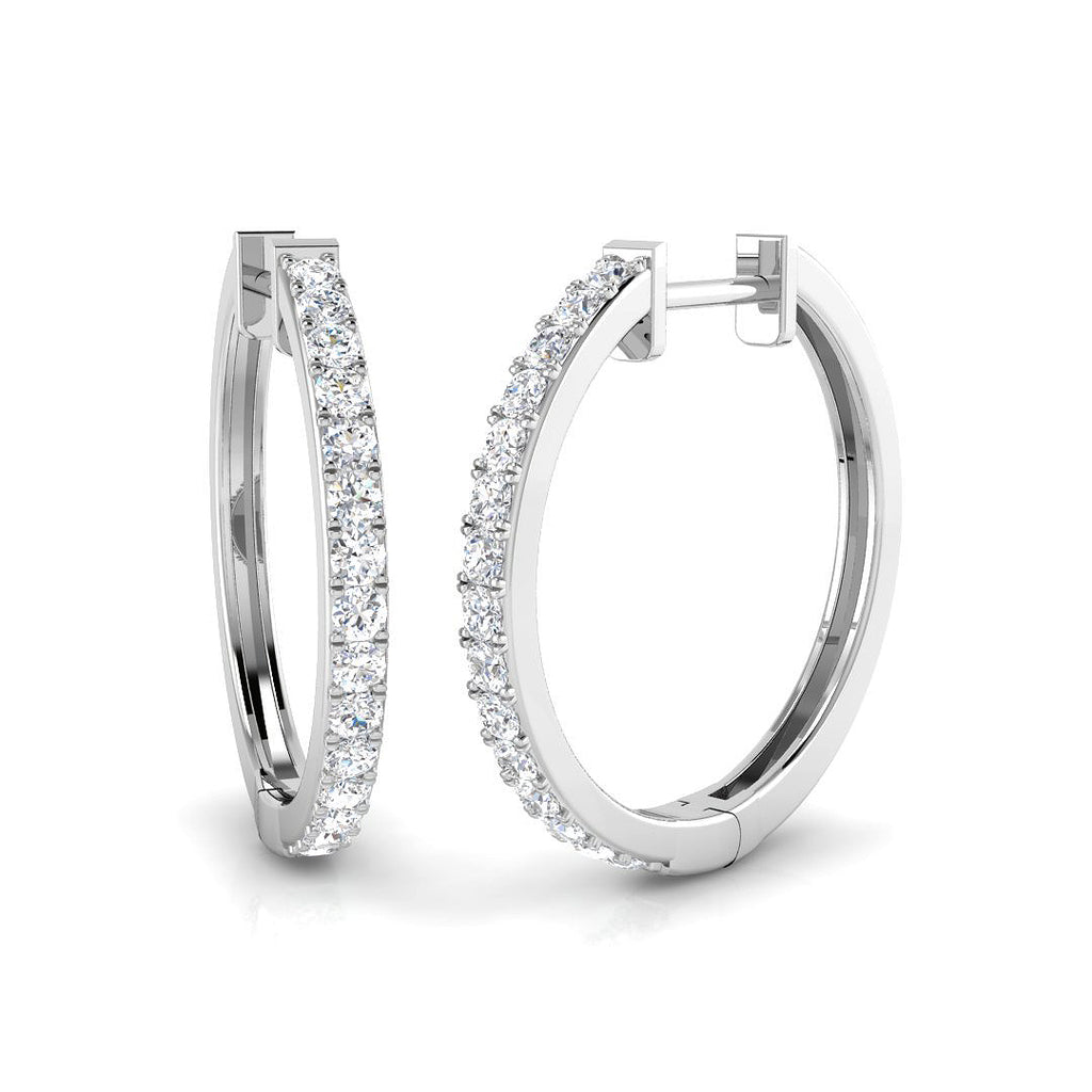 SE5289 — Earrings - 9k White Gold