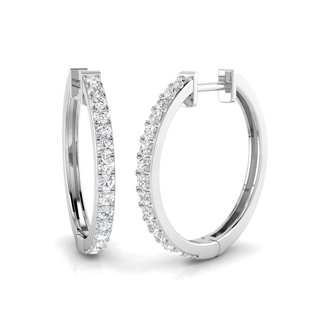 SE5289 — Earrings - 9k White Gold