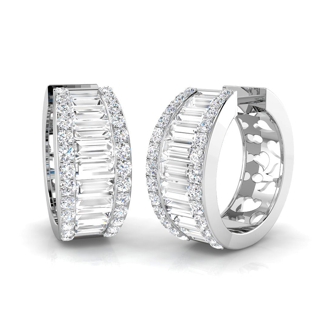 SE5290 — Earrings - 9k White Gold