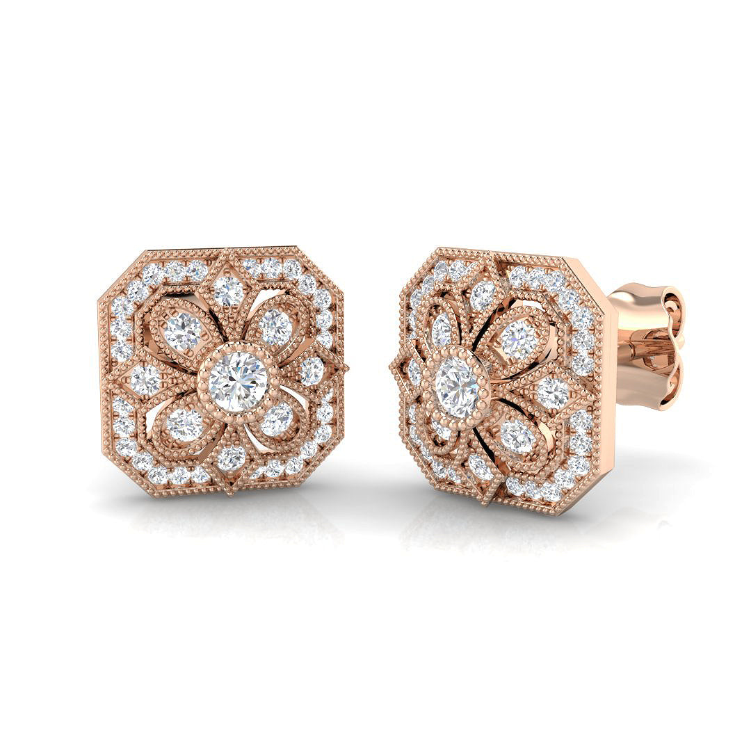 SE5291 — Earrings - 9k Rose Gold