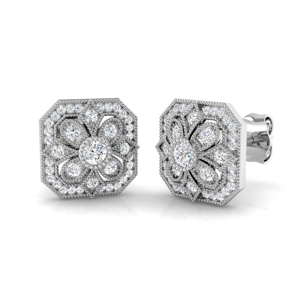 SE5291 — Earrings - 9k White Gold