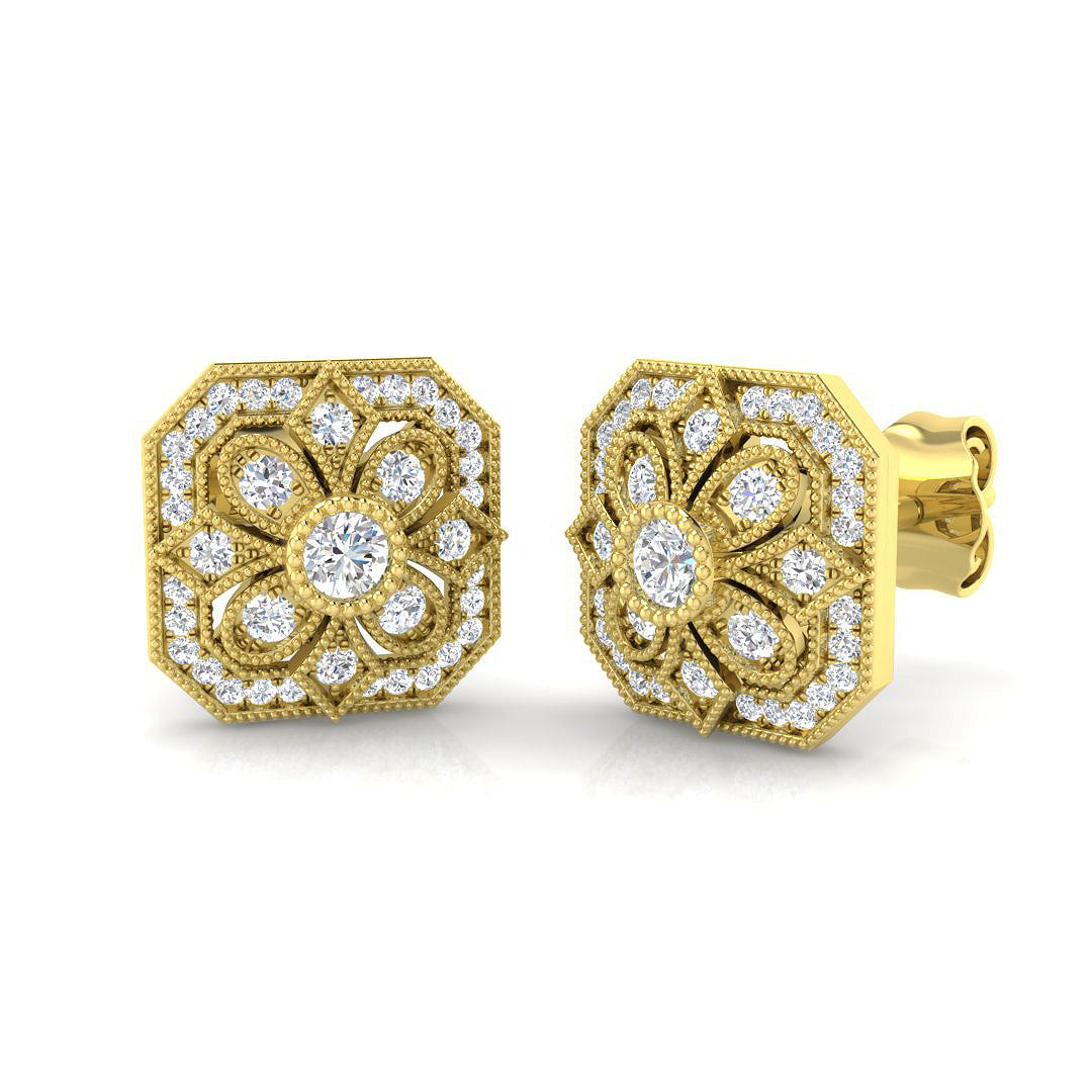 SE5291 — Earrings - 9k Yellow Gold