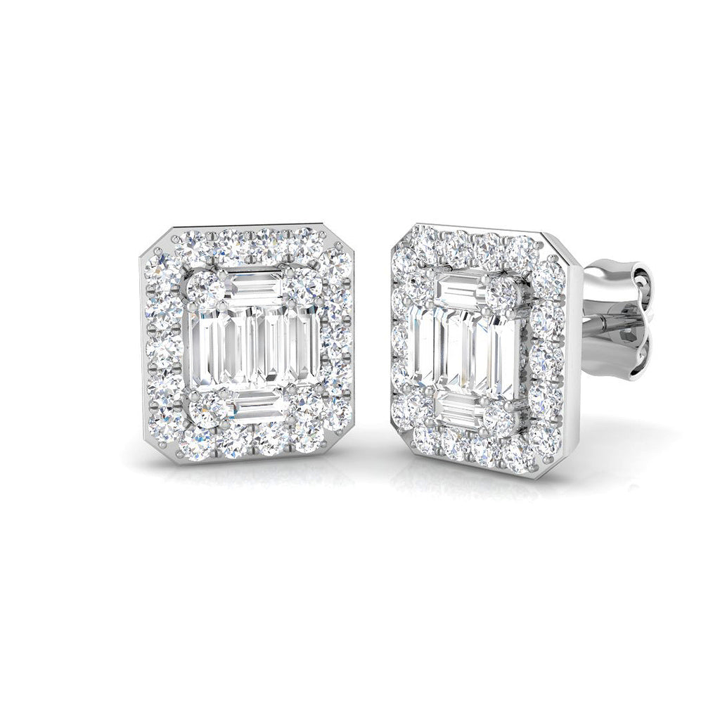 SE5293 — Earrings - 9k White Gold