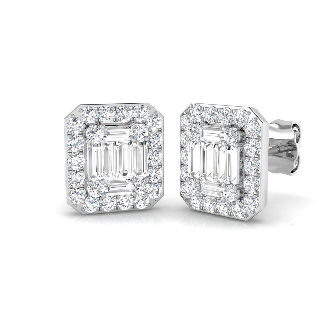 SE5293 — Earrings - 9k White Gold