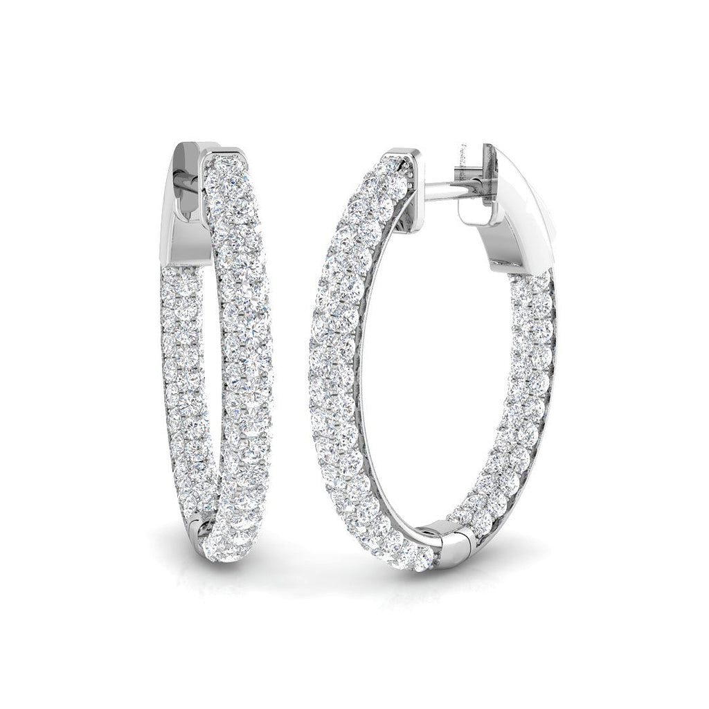 SE5295A — Earrings - 9k White Gold