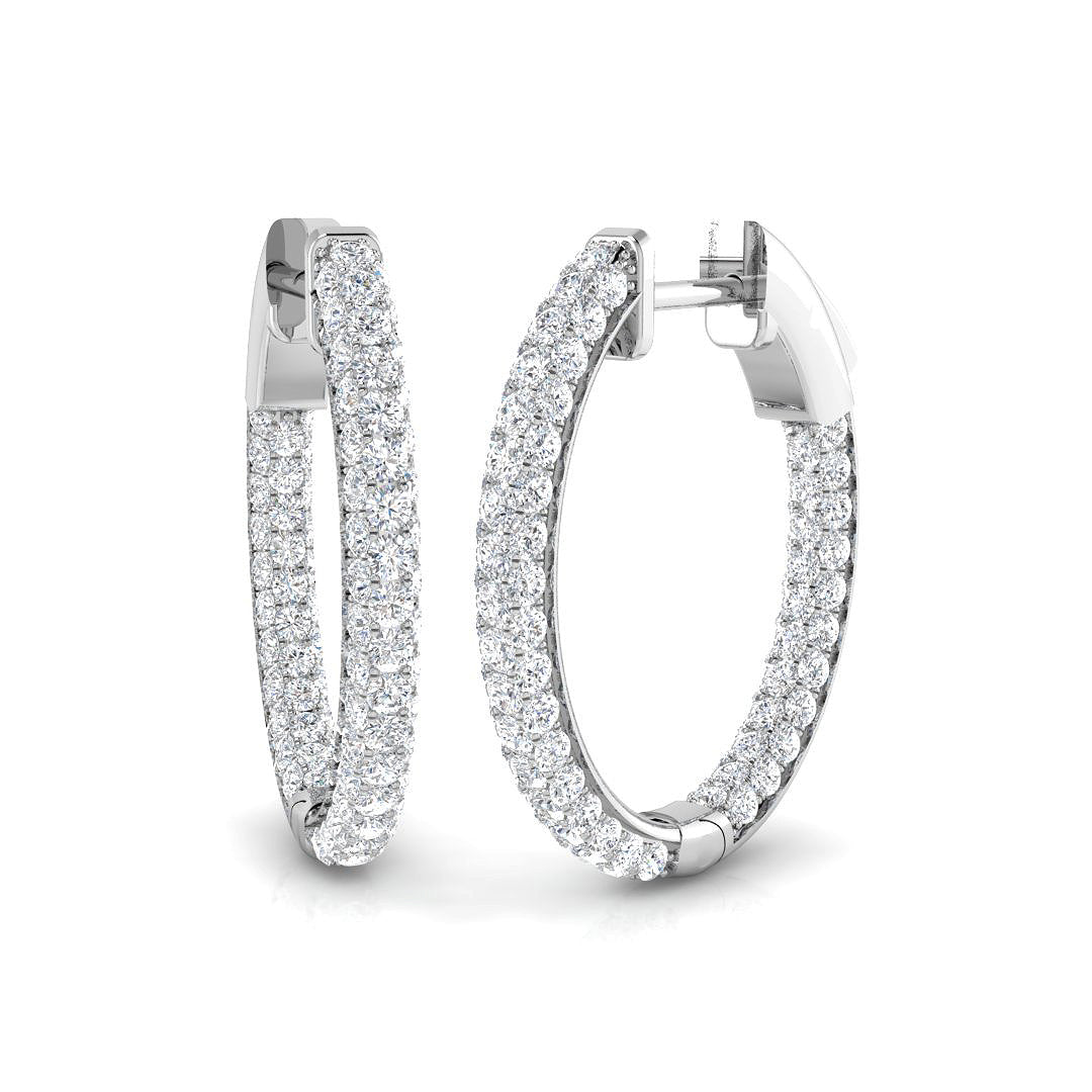 SE5295A — Earrings - 9k White Gold