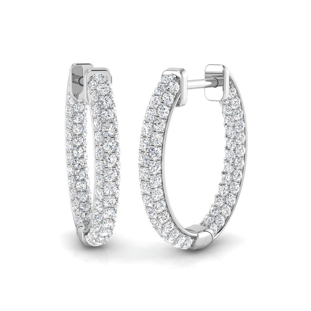 SE5296A — Earrings - 9k White Gold