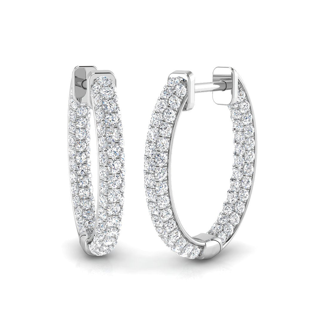 SE5296A — Earrings - 9k White Gold