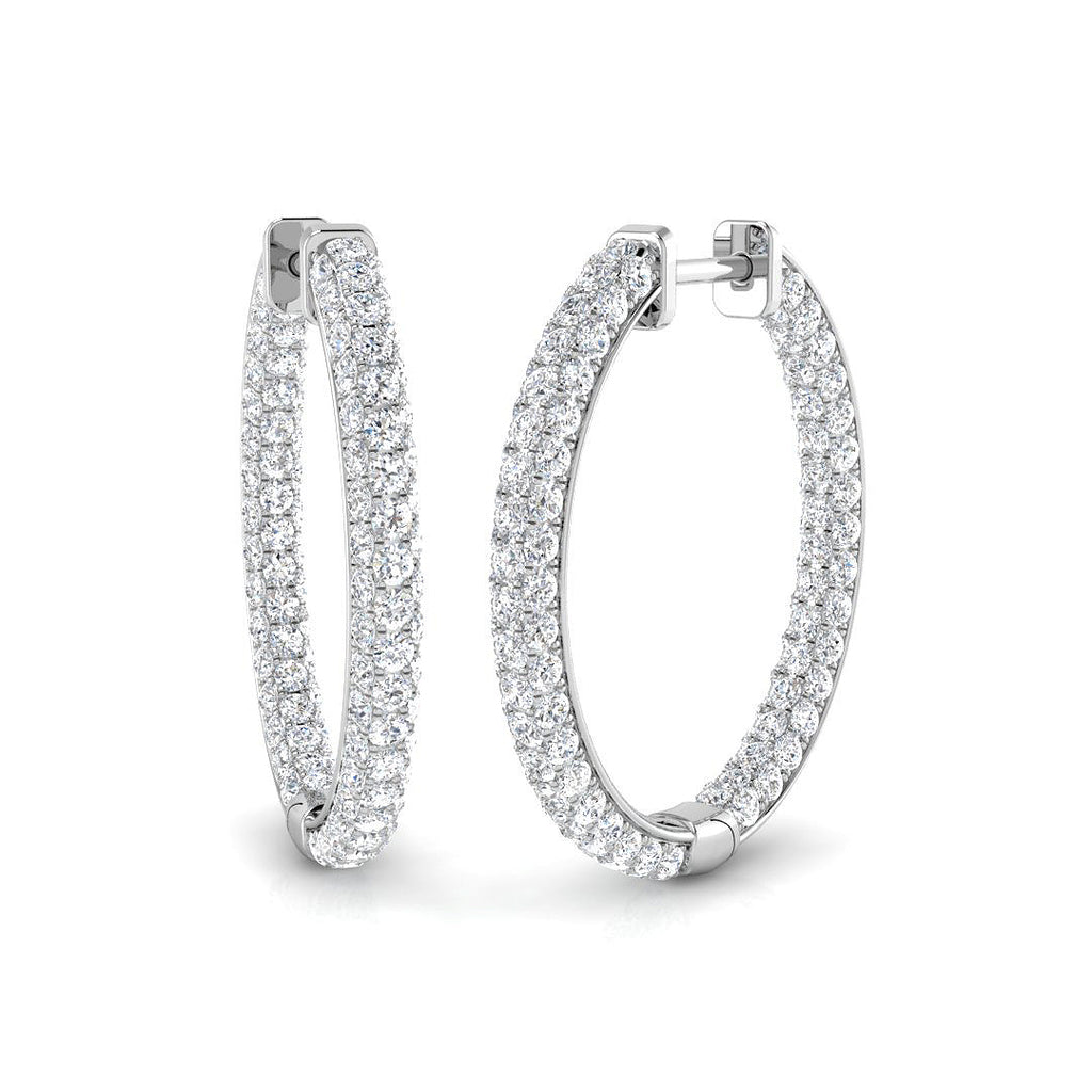 SE5297A — Earrings - 9k White Gold