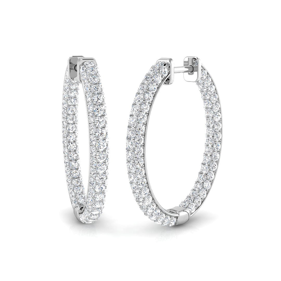 SE5297A — Earrings - 9k White Gold