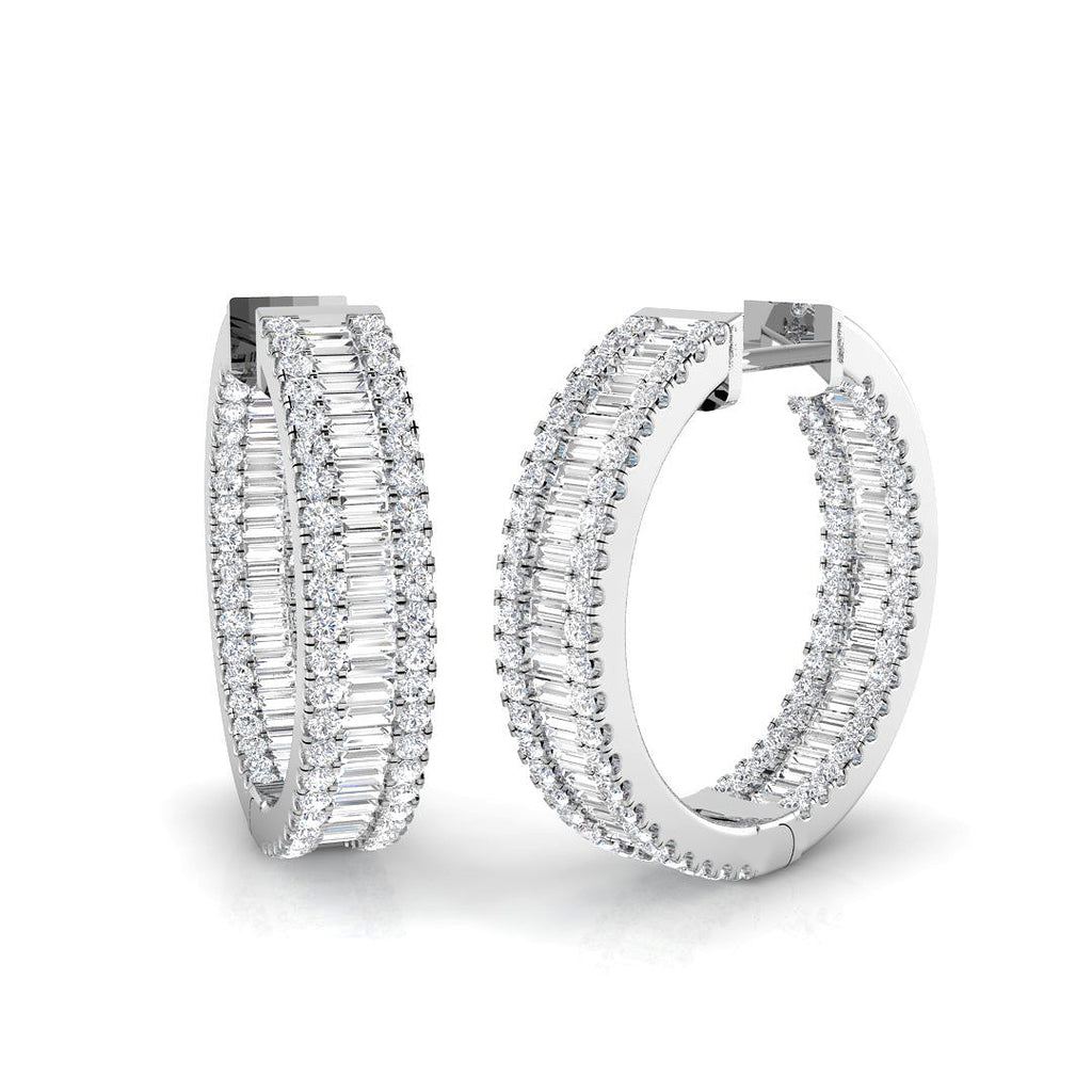 SE5299 — Earrings - 9k White Gold