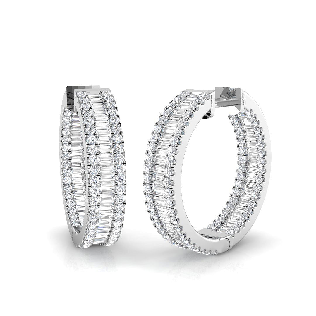 SE5299 — Earrings - 9k White Gold