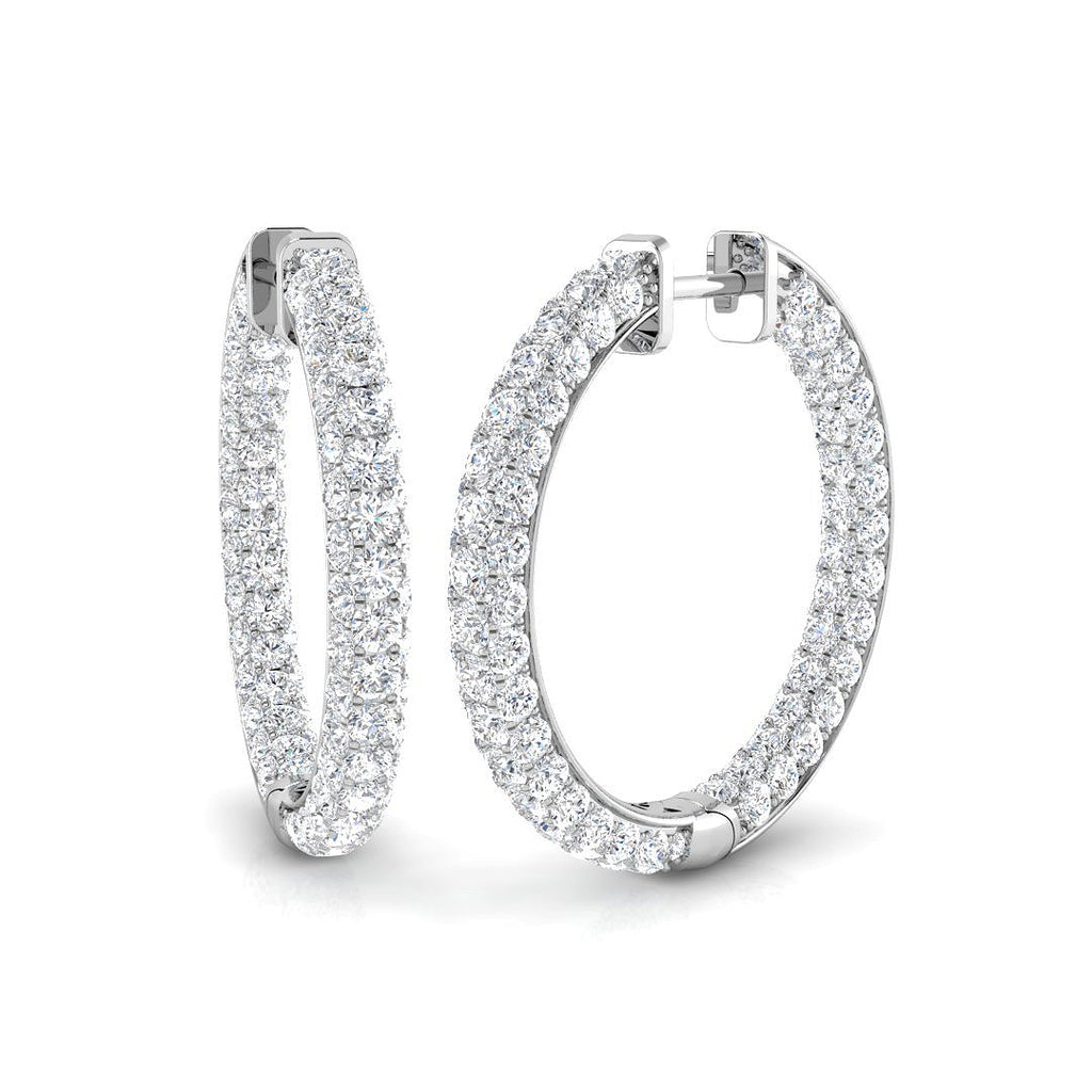 SE5304 — Earrings - 9k White Gold