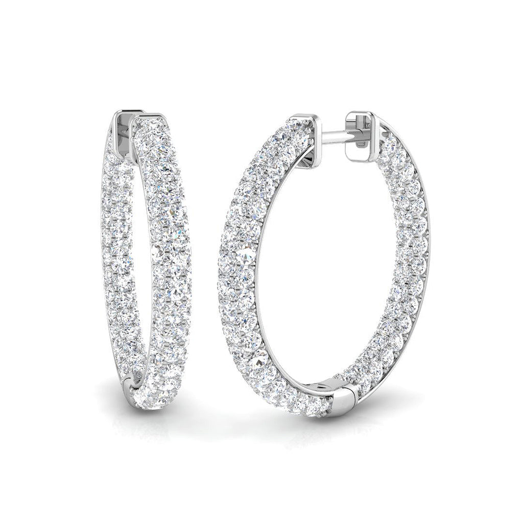 SE5305 — Earrings - 9k White Gold