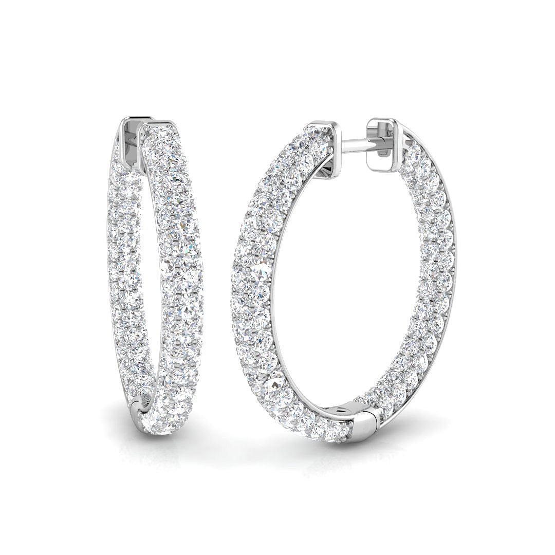 SE5305 — Earrings - 9k White Gold