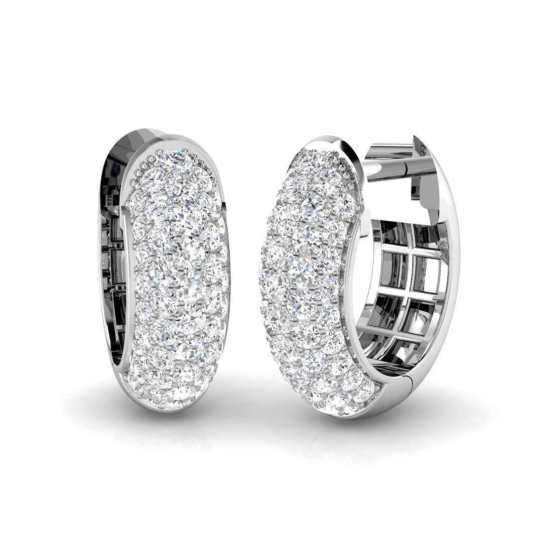 SE5307 — Earrings - 9k White Gold