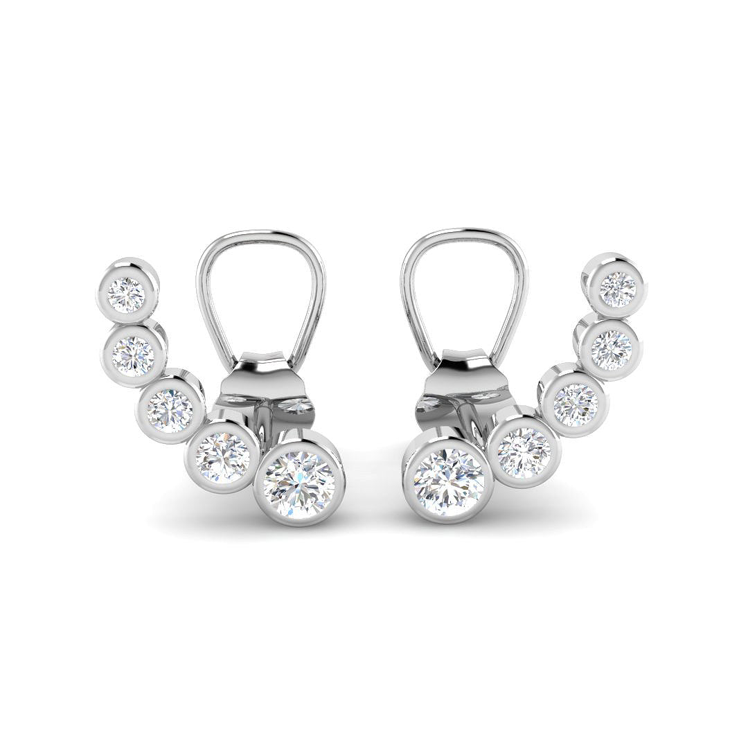 SE5312 — Earrings - 9k White Gold