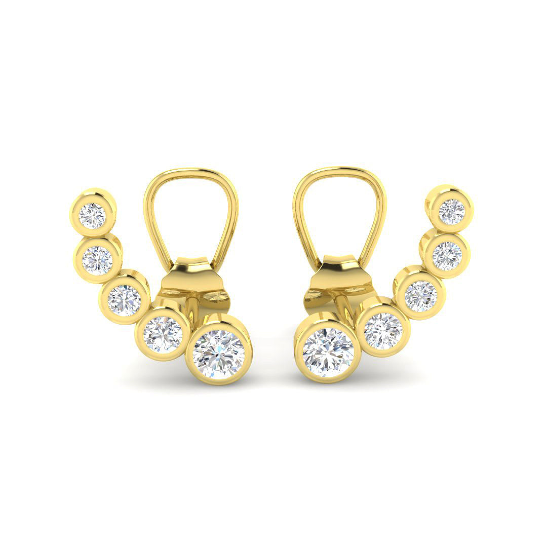 SE5312 — Earrings - 9 KT Yellow Gold