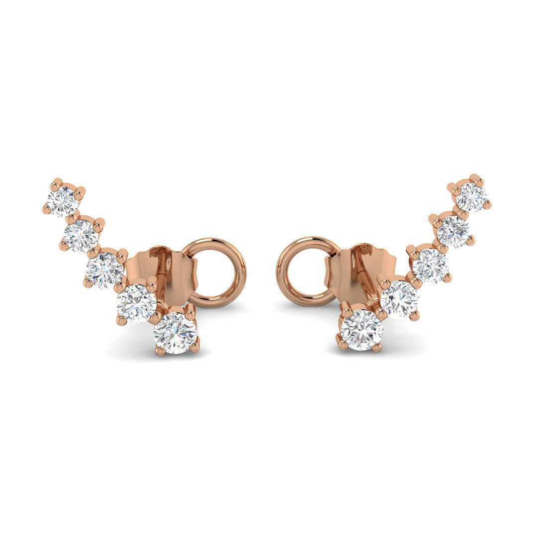 SE5313 — Earrings - 9k Rose Gold