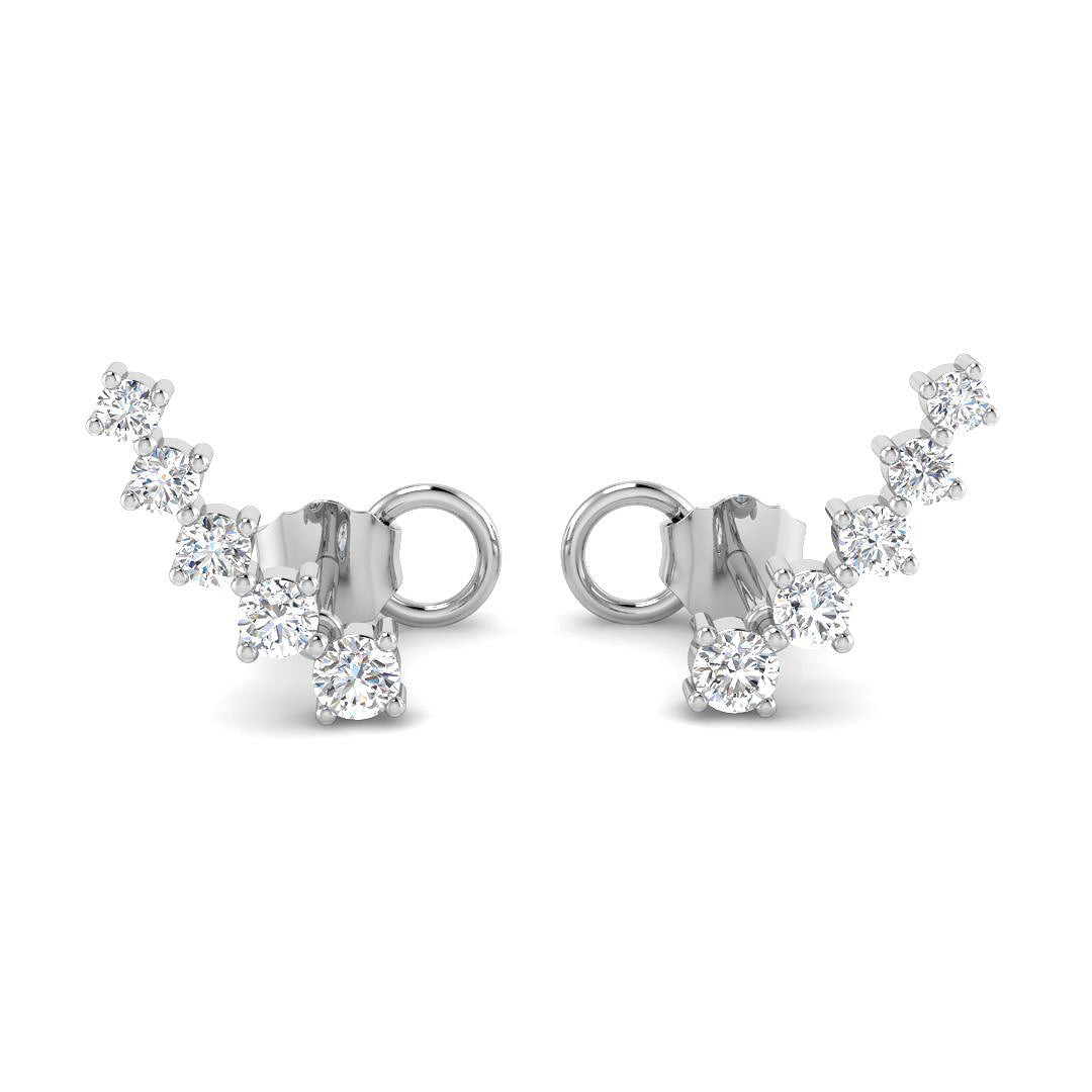 SE5313 — Earrings - 9k White Gold