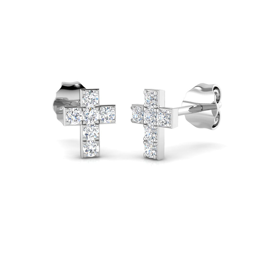 SE5321 — Earrings - 9k White Gold
