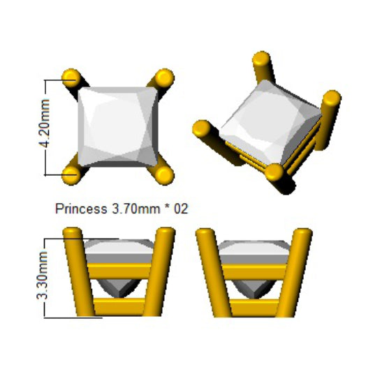 SE5346 — Earrings - 9k Yellow Gold detail