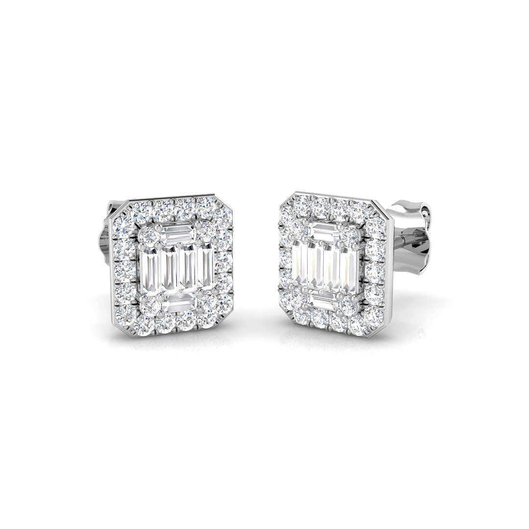 SE5349 — Earrings - 9k White Gold