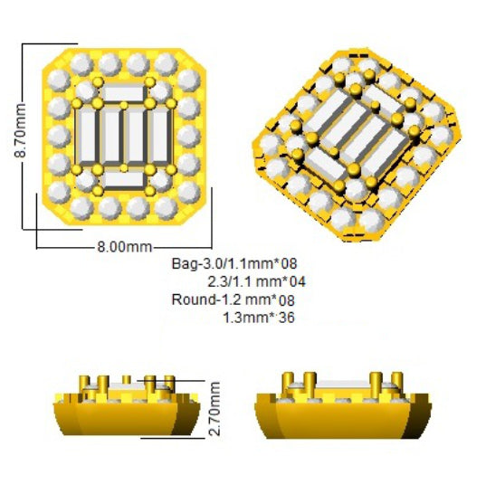 SE5349 — Earrings - 9k Yellow Gold detail