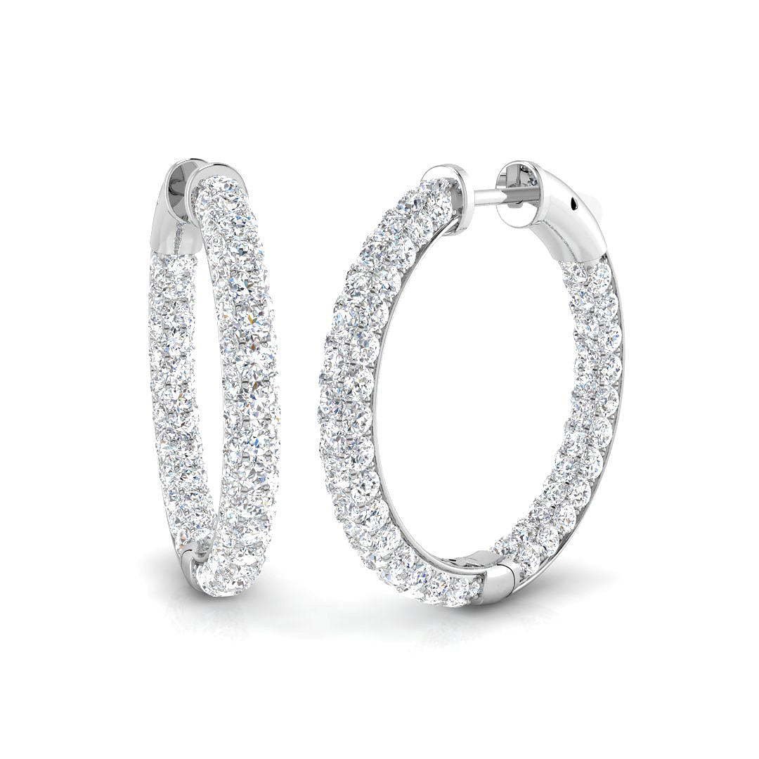 SE5365 — Earrings - 9k White Gold