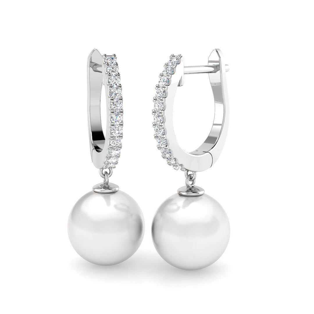 SE5368 — Earrings - 9k White Gold
