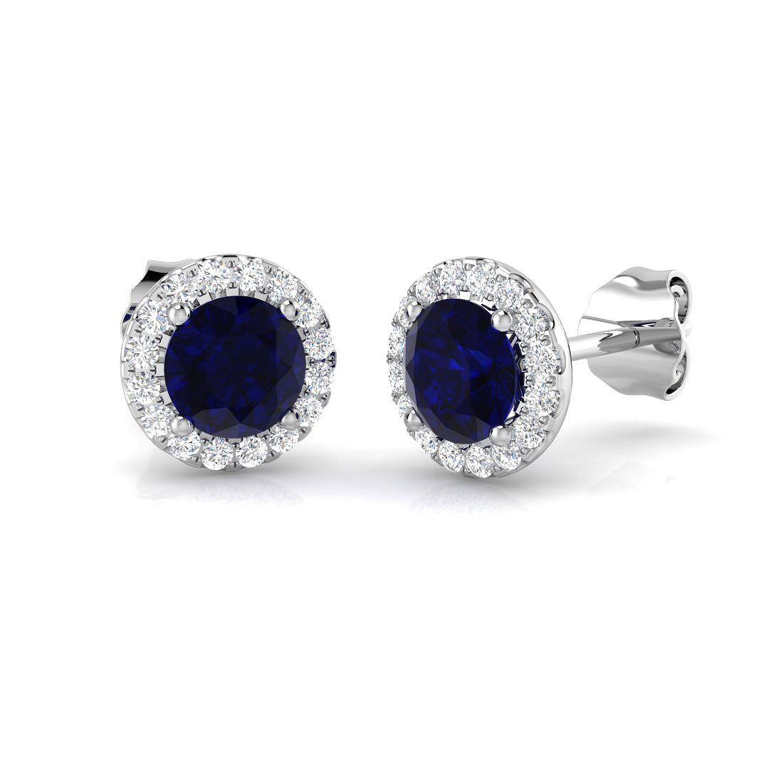 SE5375-5.5MM — Earrings - 9k White Gold