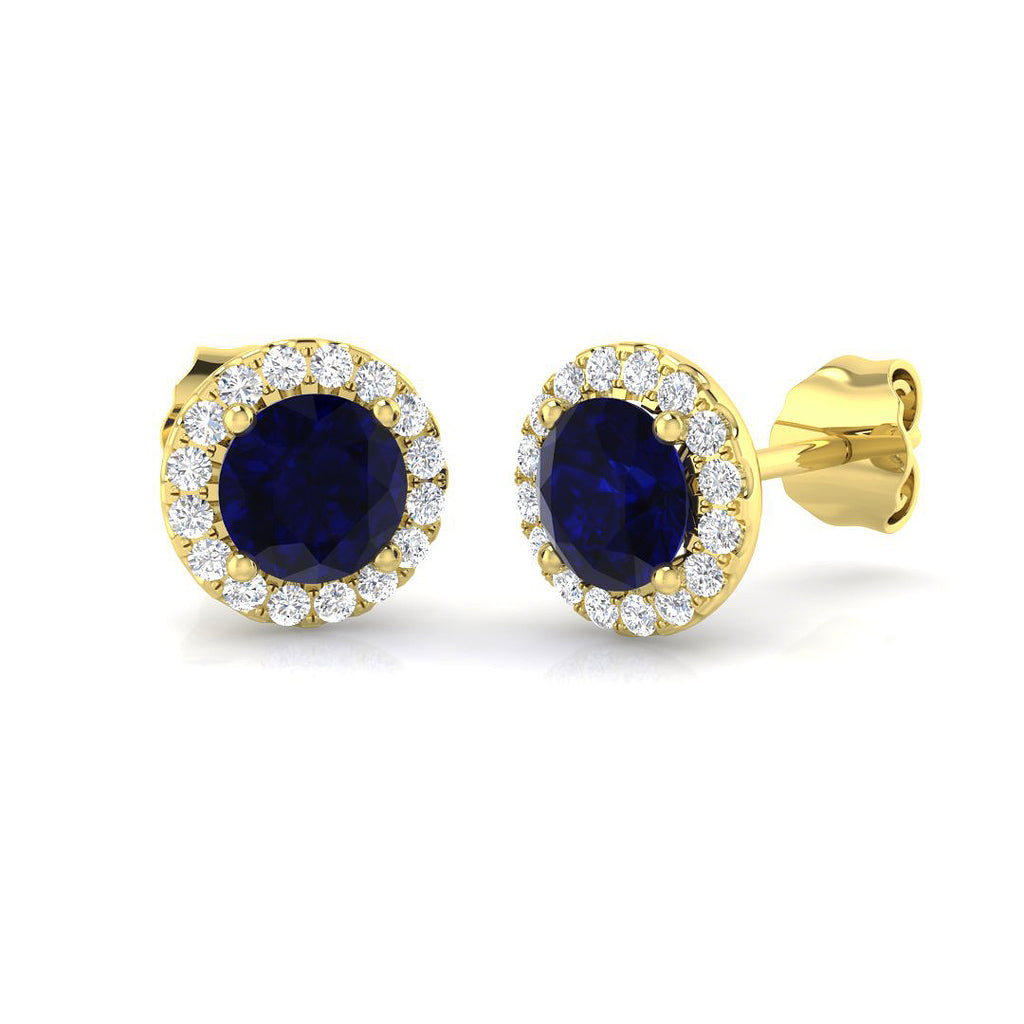 SE5375-5.5MM — Earrings - 9k Yellow Gold