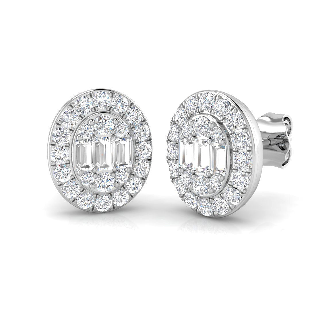 SE5377 — Earrings - 9k White Gold