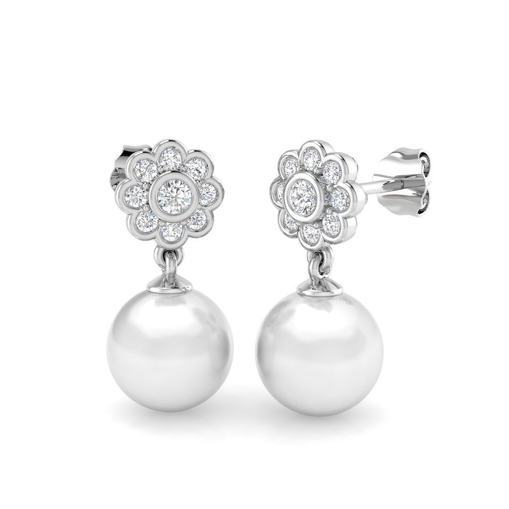 SE5396 — Earrings - 9k White Gold