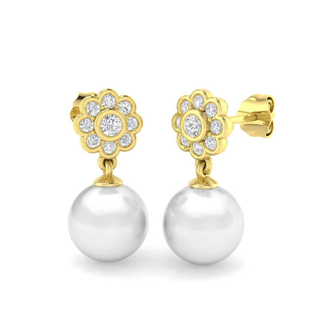 SE5396 — Earrings - 9k Yellow Gold