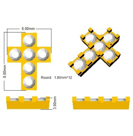 SE5433 — Earrings - 9k Yellow Gold detail