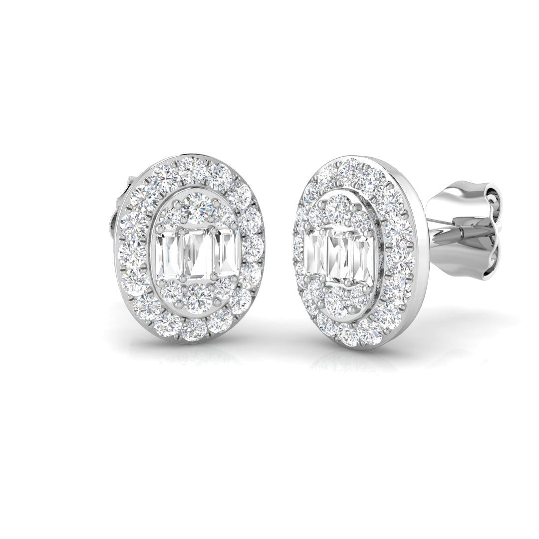 SE5436 — Earrings - 9k White Gold
