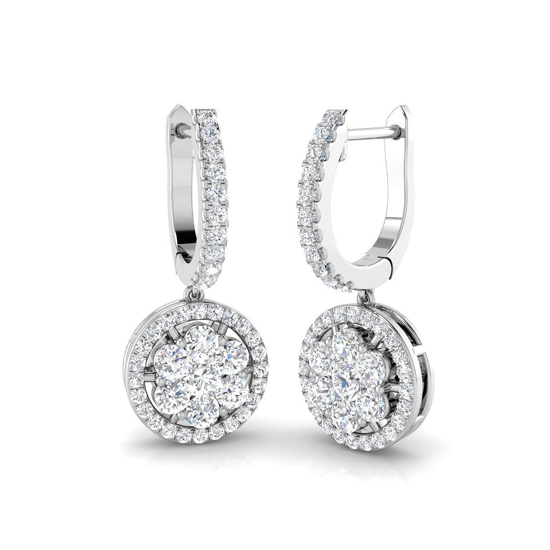 SE5438 — Earrings - 9k White Gold