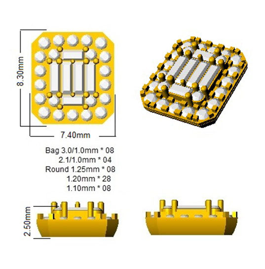 SE5450 — Earrings - 9k Yellow Gold detail