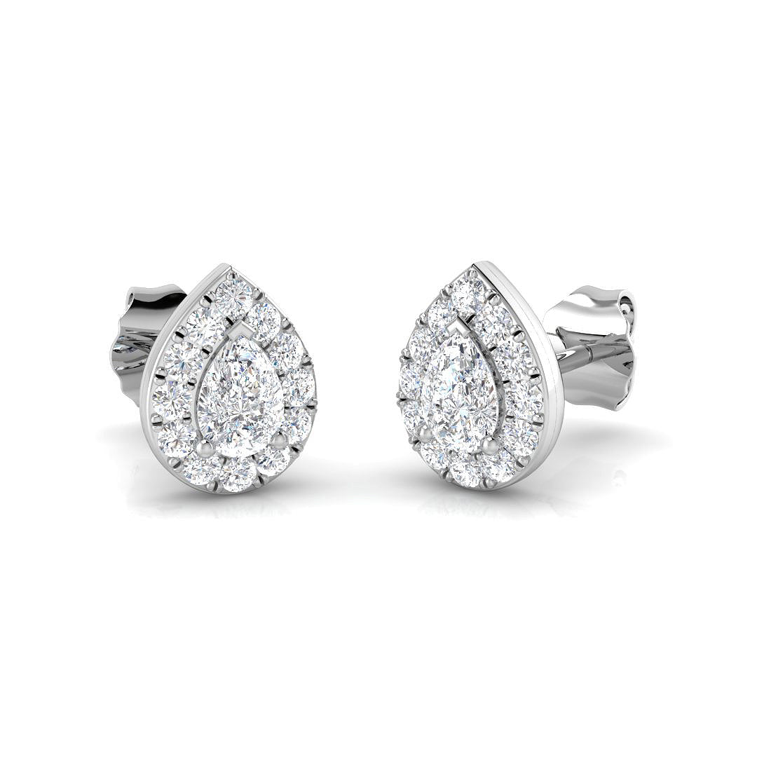SE5465 — Earrings - 9k White Gold