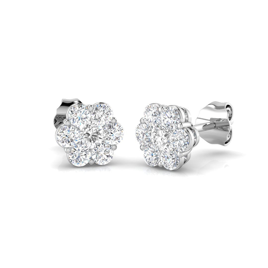 SE5499 — Earrings - 9k White Gold