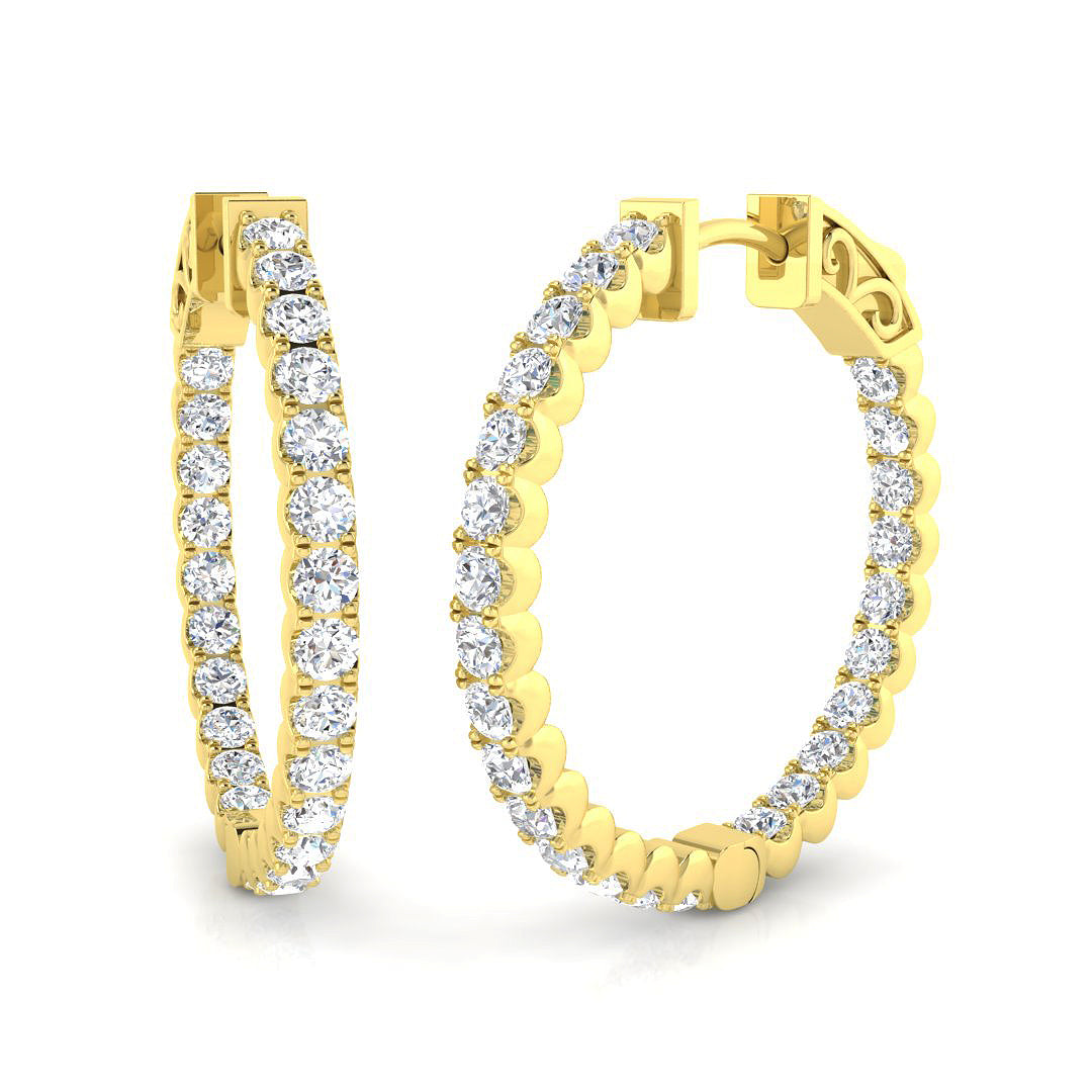 SE5509 — Earrings - 9k Yellow Gold