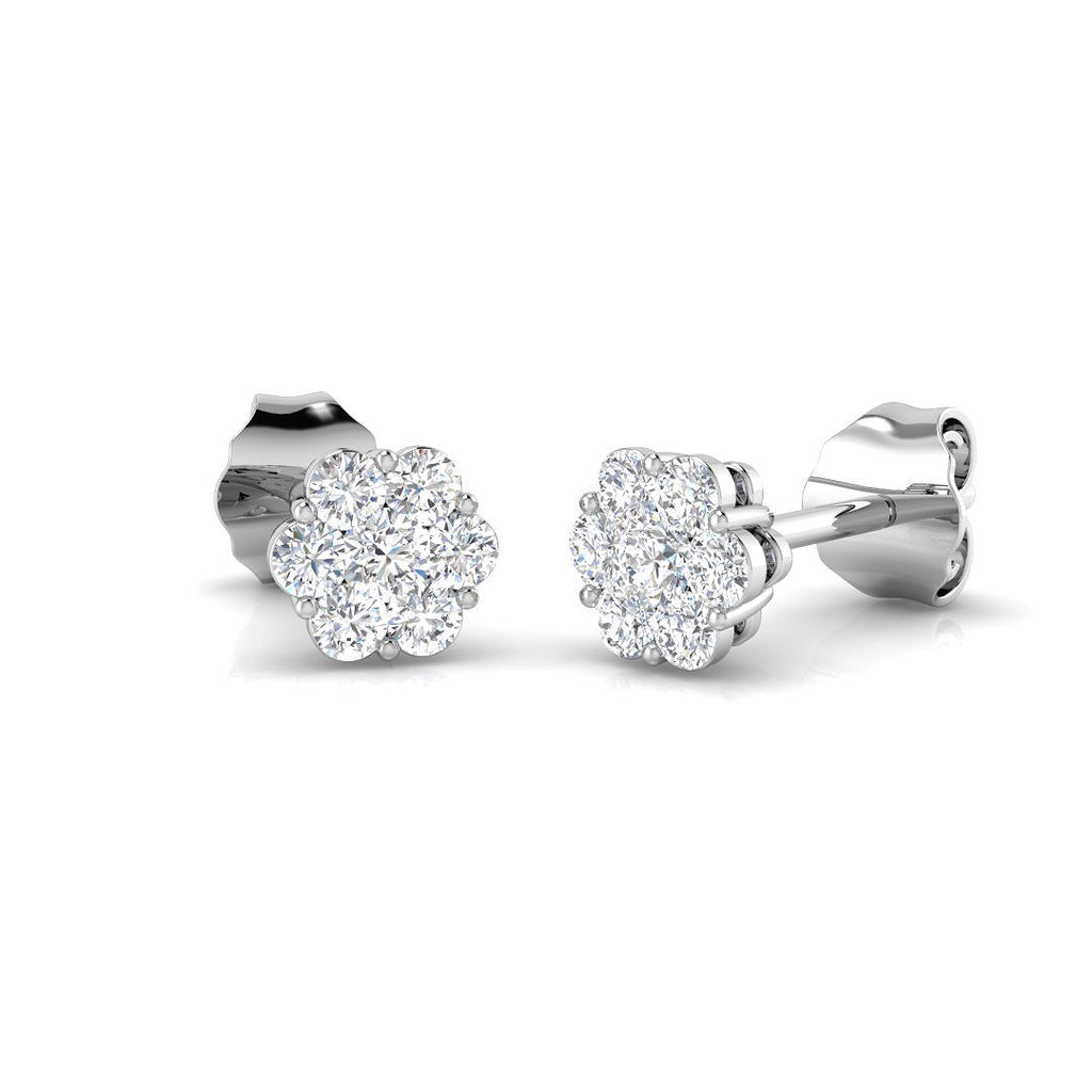 SE5518 — Earrings - 9k White Gold