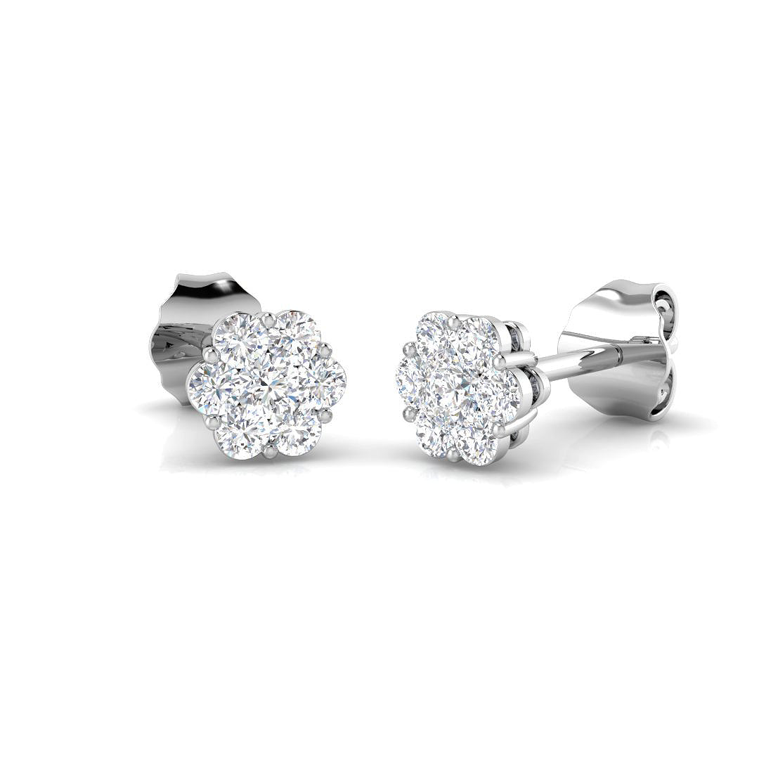 SE5518 — Earrings - 9k White Gold